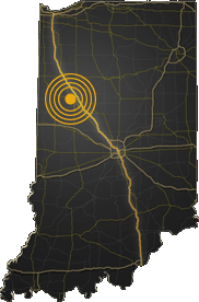 Indiana small map